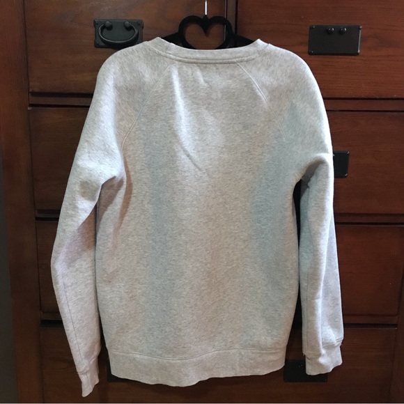 Brunette the Label “BLONDE” Gray Classic Crewneck Size Small Medium - Picture 3 of 11